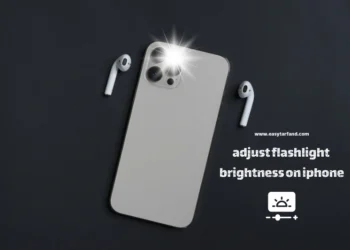 تنظیم شدت نور فلاش در آیفون