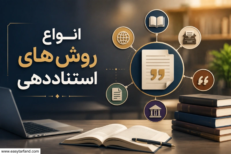 انواع روش های استناد دهی